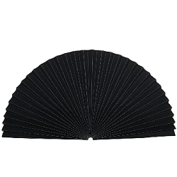 Веер-гармошка 180г/м 100 см, черный
