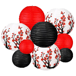 Набор подвесные фонарики 9 шт, сакура