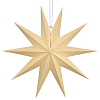 Звезда 30 см девятиконечная, айвори
