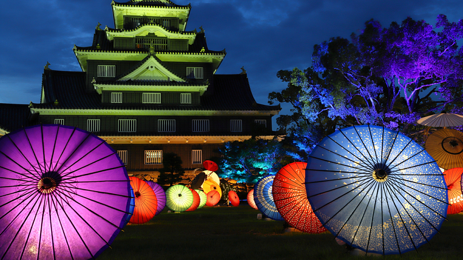 Ночной интерьер