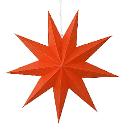Звезда 45 см девятиконечная, оранжевый