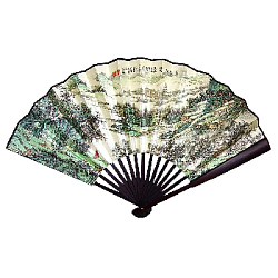 Веер 33х60см с рисунком, №11